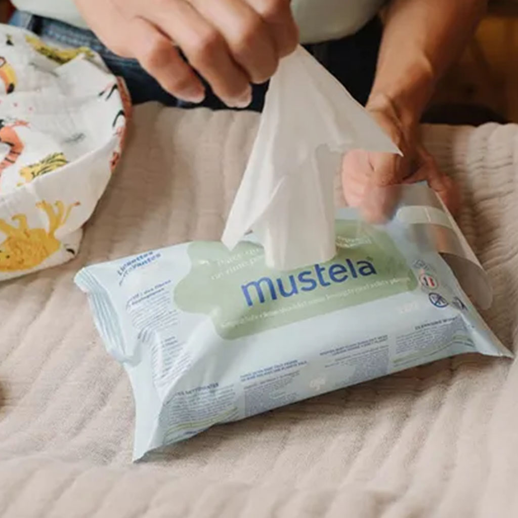 Mustela Baby Cleansing Wipes, Packs of 60's