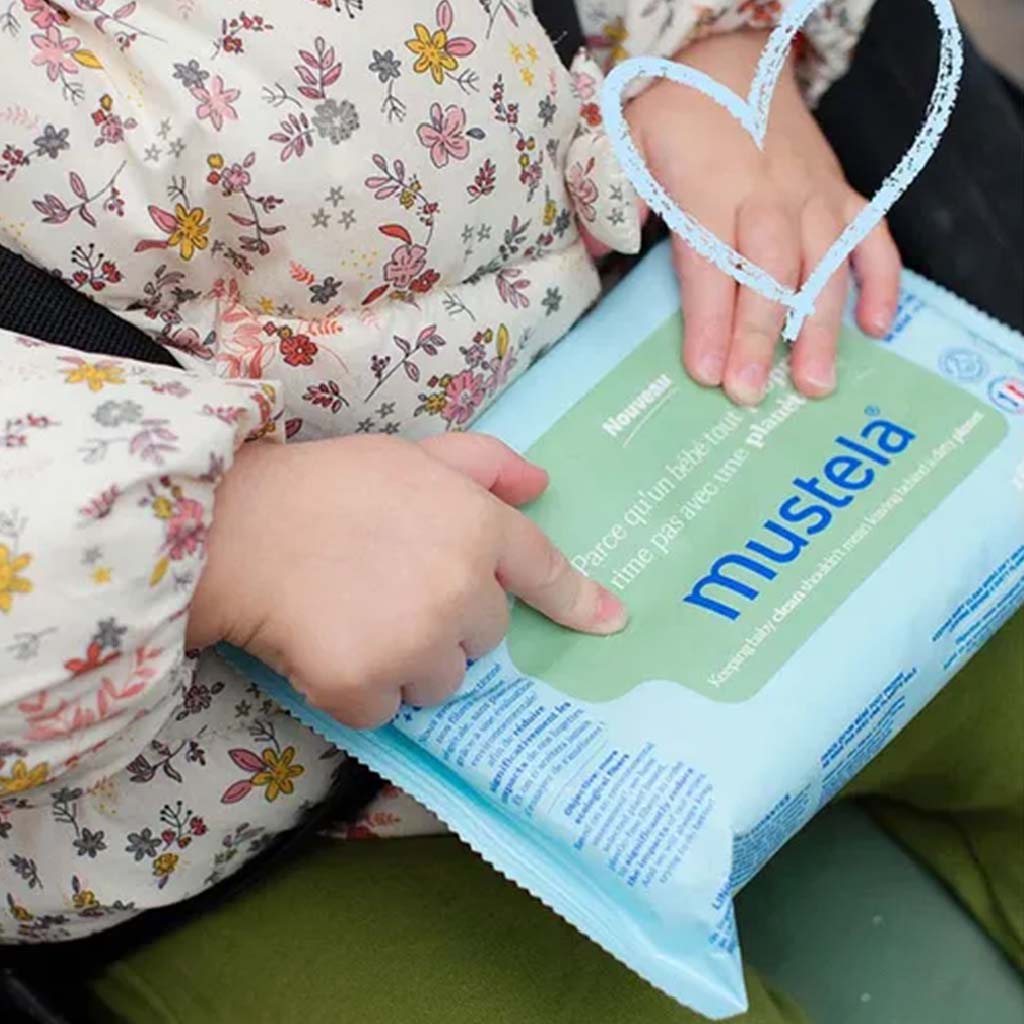 Mustela Baby Cleansing Wipes, Packs of 60's