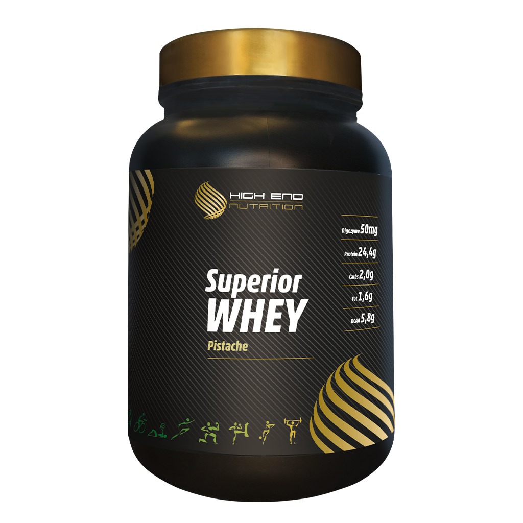 High End Nutrition Superior Whey Pistache Powder 908 g