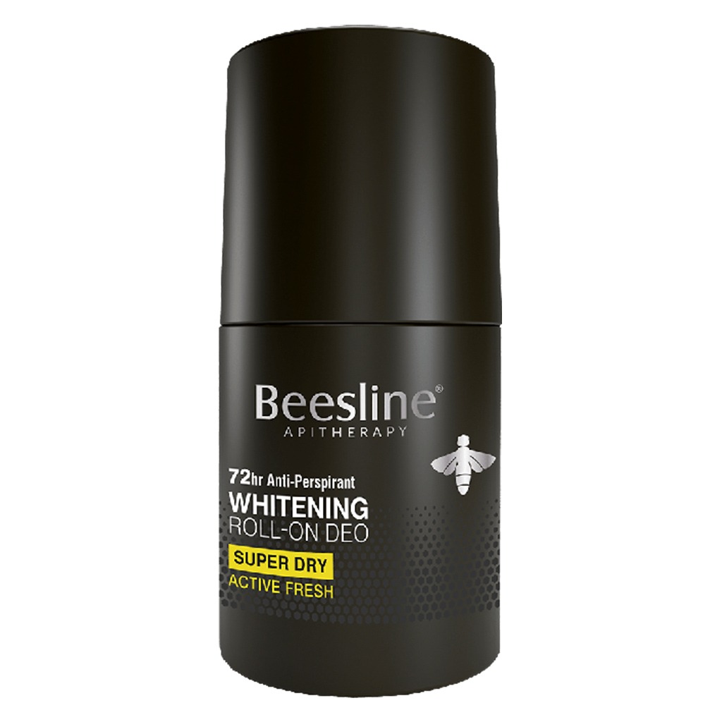 Beesline® Apitherapy Men Whitening Roll-On Deo Super Dry Active Fresh 50 mL