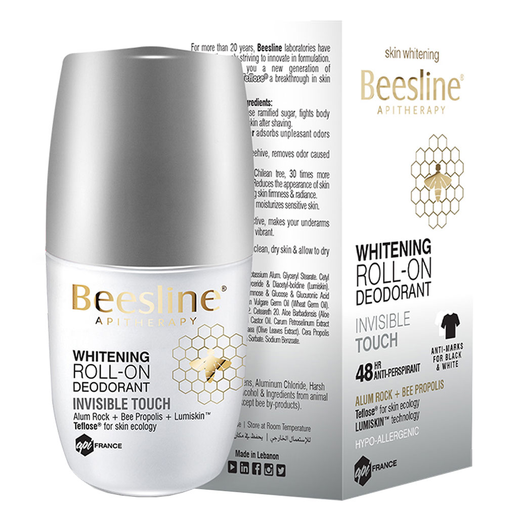 Beesline® Apitherapy Whitening Deodorant Roll-On Invisible Touch 50 mL