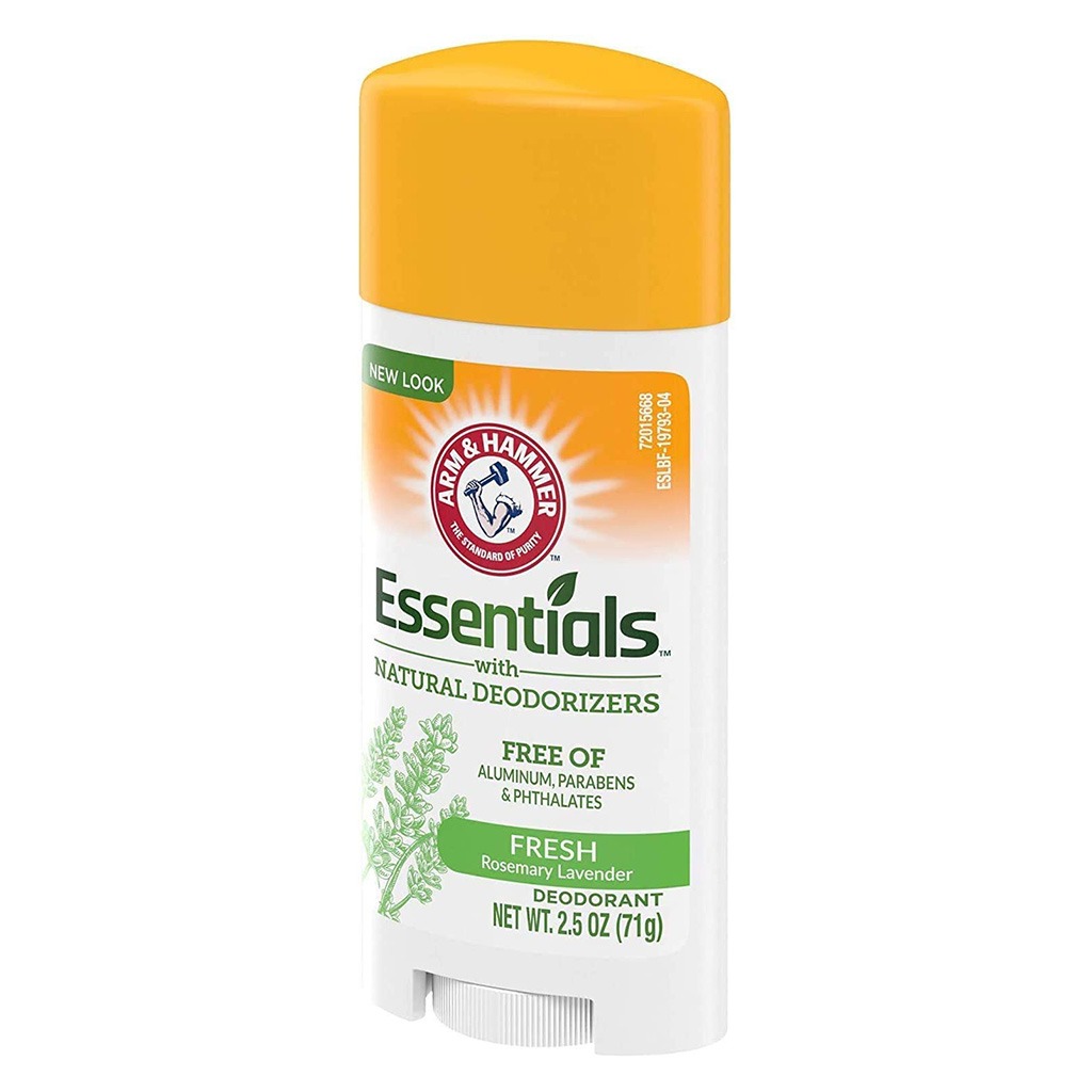 Arm & Hammer Essentials With Natural Deodorizers Deodorant Stick Fresh 71 g