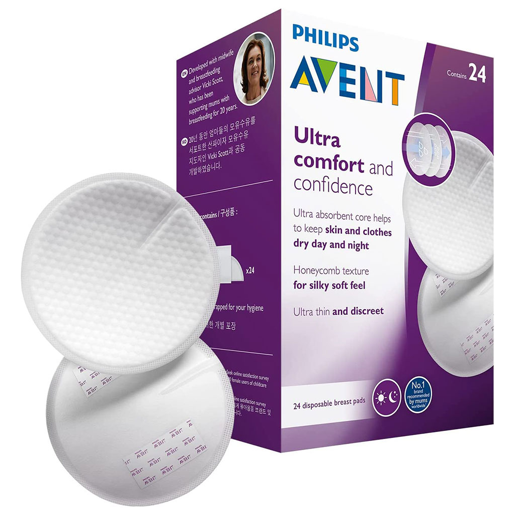 Philips Avent Ultra Comfort Disposable Breast Pads 24's SCF254/24