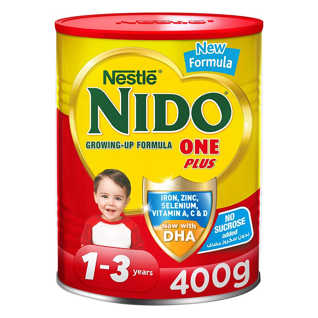 Nestle NIDO Stage 1+ Toddlers Milk Formula For 1 To 3 Years 400g