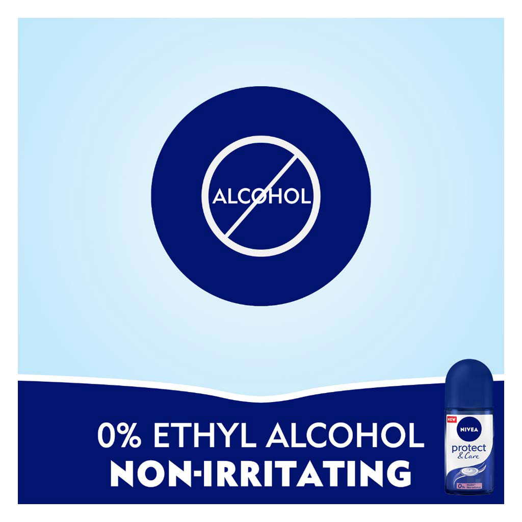 Nivea Protect & Care 48H Antiperspirant Roll On For Women 50ml