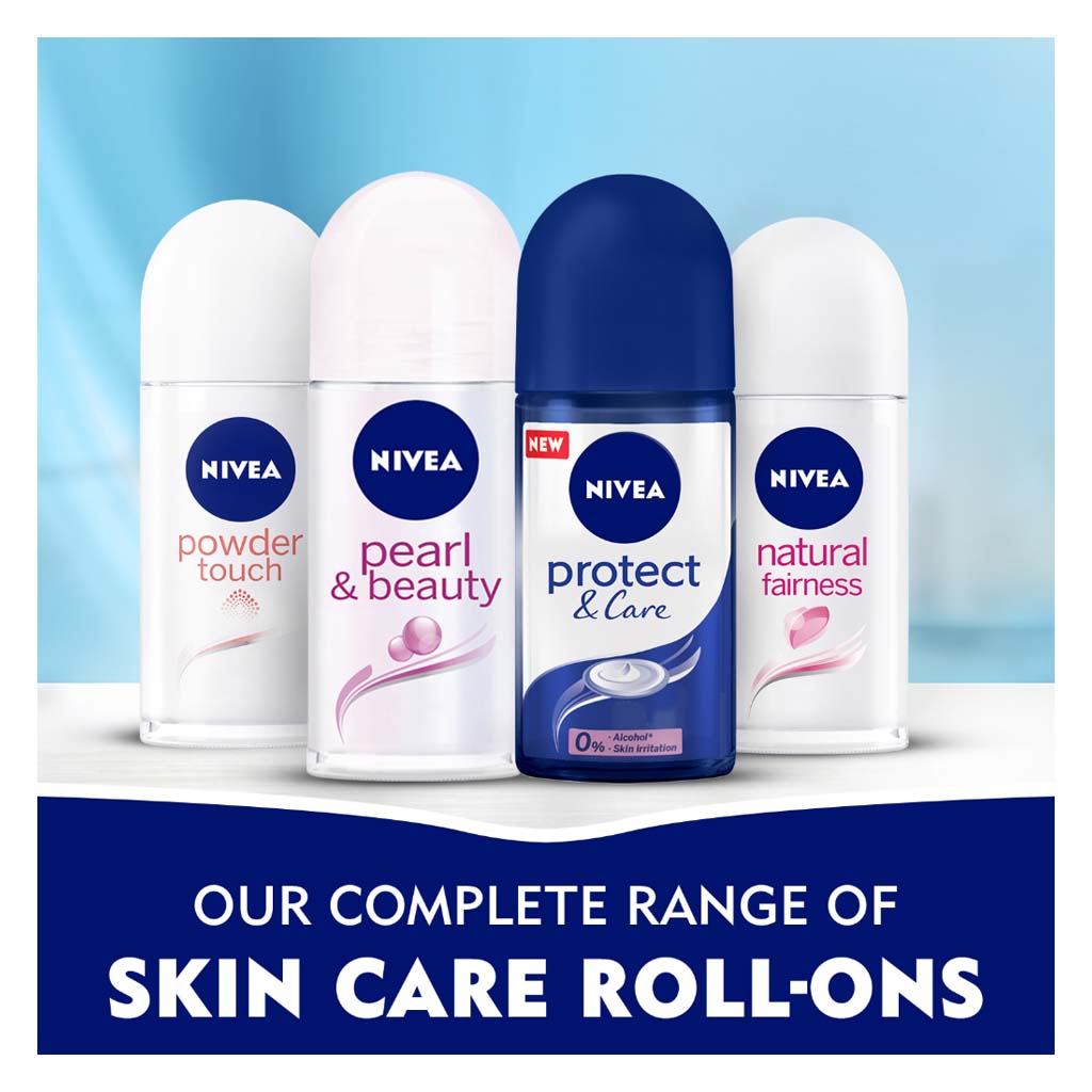 Nivea Protect & Care 48H Antiperspirant Roll On For Women 50ml