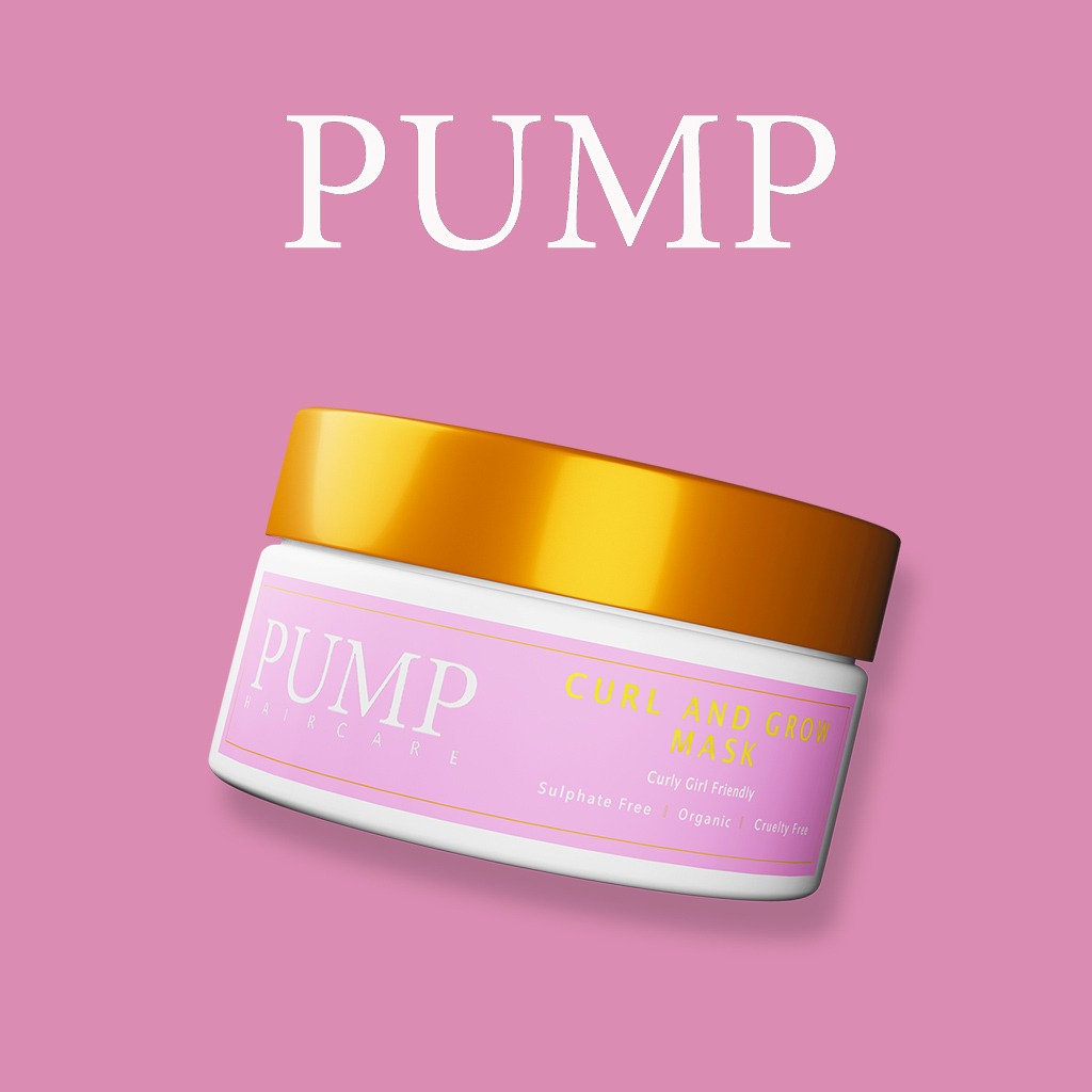 Pump Curl And Grow Curly Girl Friendly Hair Mask 250ml
