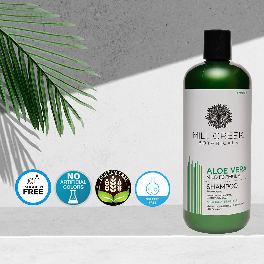 Mill Creek Botanicals Aloe Vera Mild Shampoo 414 mL