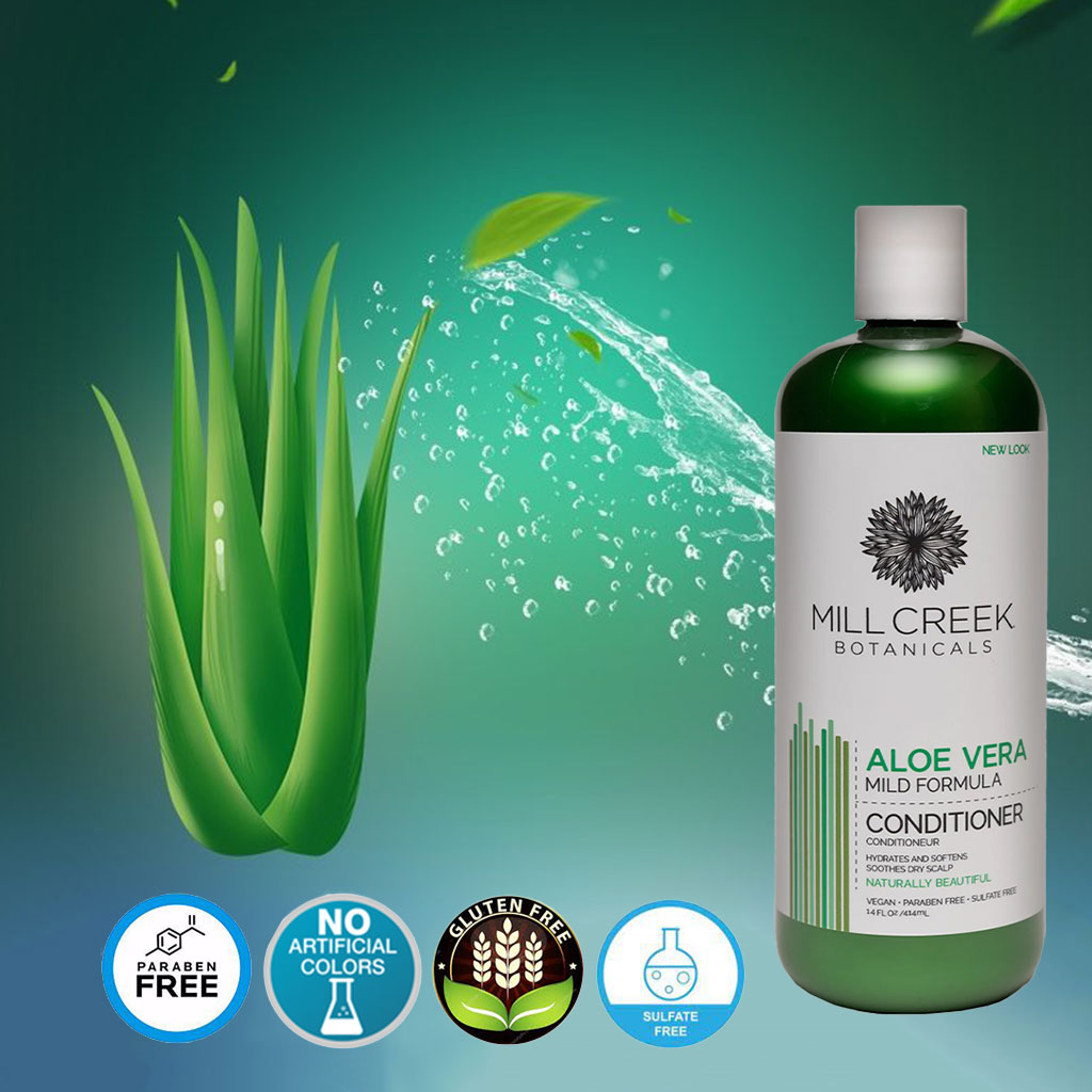 Mill Creek Botanicals Aloe Vera Mild Conditioner 414 mL
