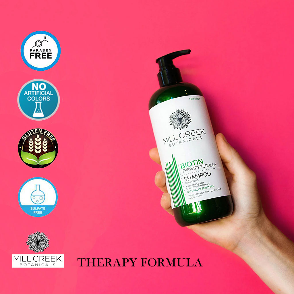 Mill Creek Botanicals Biotin Therapy Shampoo 414 mL