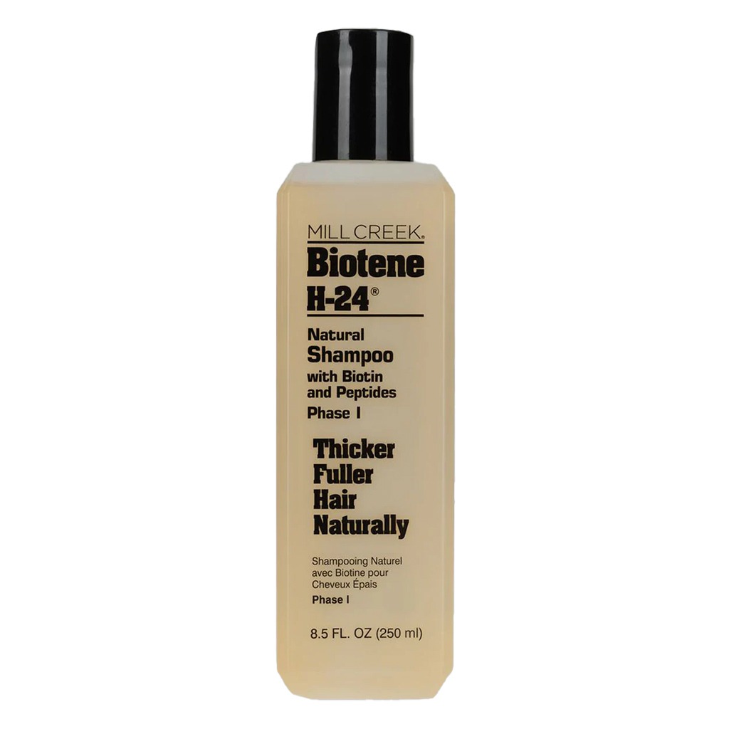Mill Creek Botanicals Biotin H-24 Natural Shampoo With Biotin And Peptides Phase I 250 mL