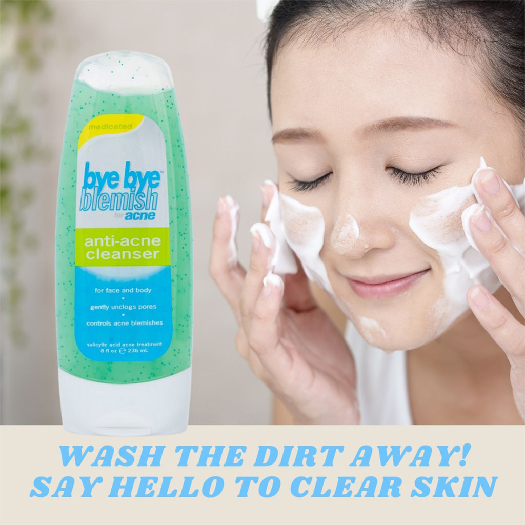 Bye Bye Blemish Anti Acne Cleanser With Menthol 236 mL