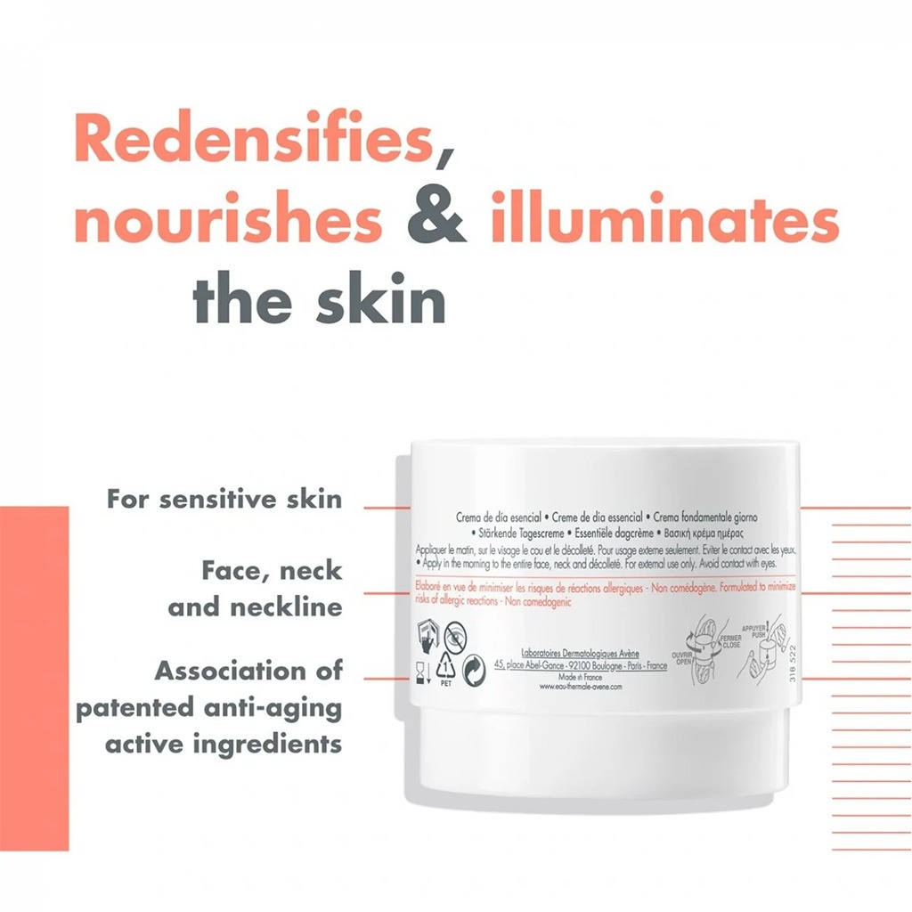 Avene DermAbsolu Defining Antiaging Day Cream For Sensitive Skin 40ml