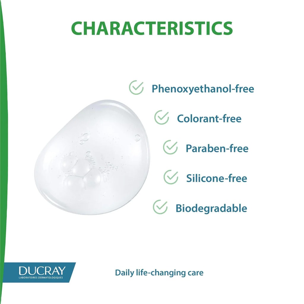 Ducray Extra Gentle Dermo-Protective Shampoo For Delicate Hair 400 mL