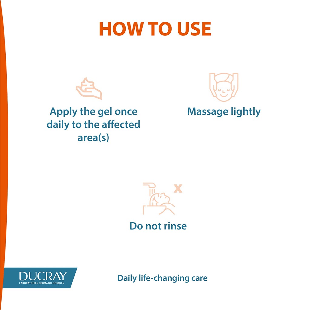 Ducray Rubefiant Scalp Stimulating Tonifying Gel 30 mL