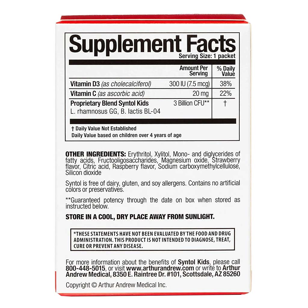 Syntol Kids Daily Probiotic Soluble Powder 30's