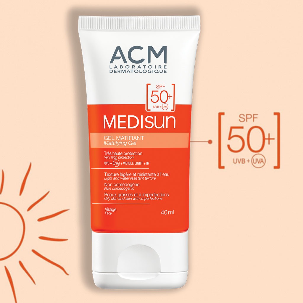 ACM Medisun SPF50+ Sunscreen Gel For Combination Skin And Oily Skin 40ml
