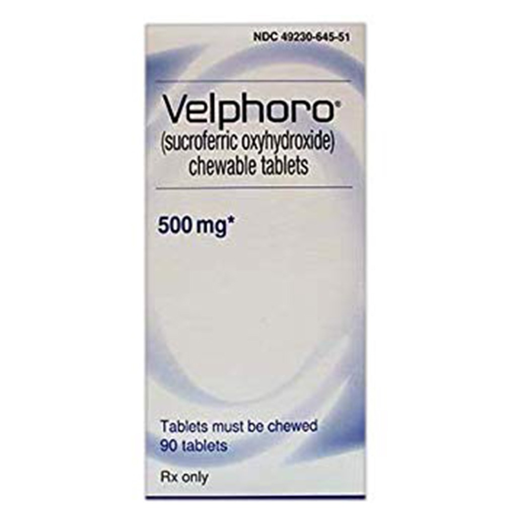 Velphoro 500 mg Chewable Tablets 90's