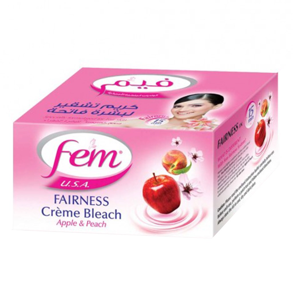 Fem USA Fairness Cream Bleach Apple And Peach 50 g