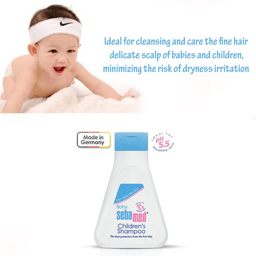 Sebamed Extra Mild Baby Shampoo For Delicate Scalp 500 mL 2's