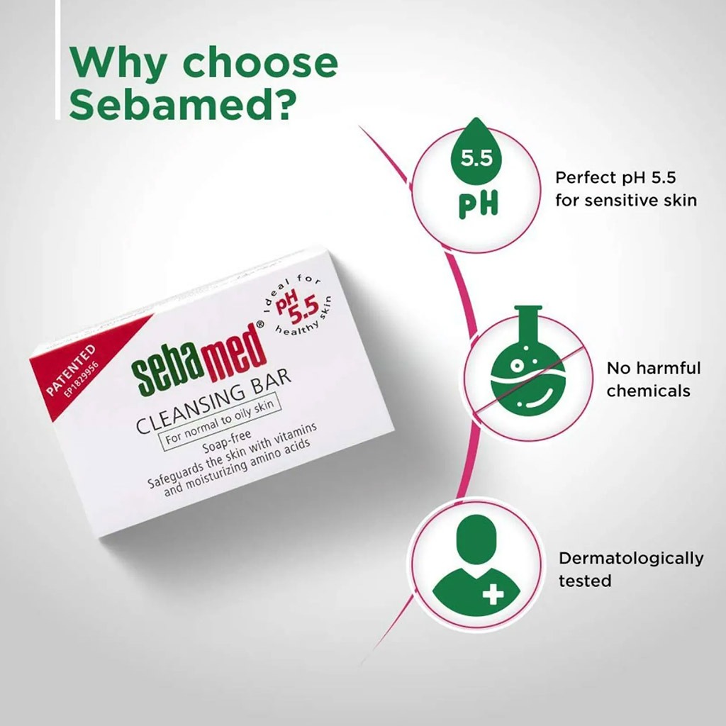Sebamed Adult Cleansing Bar For Sensitive And Problematic Skin 150 g 2's