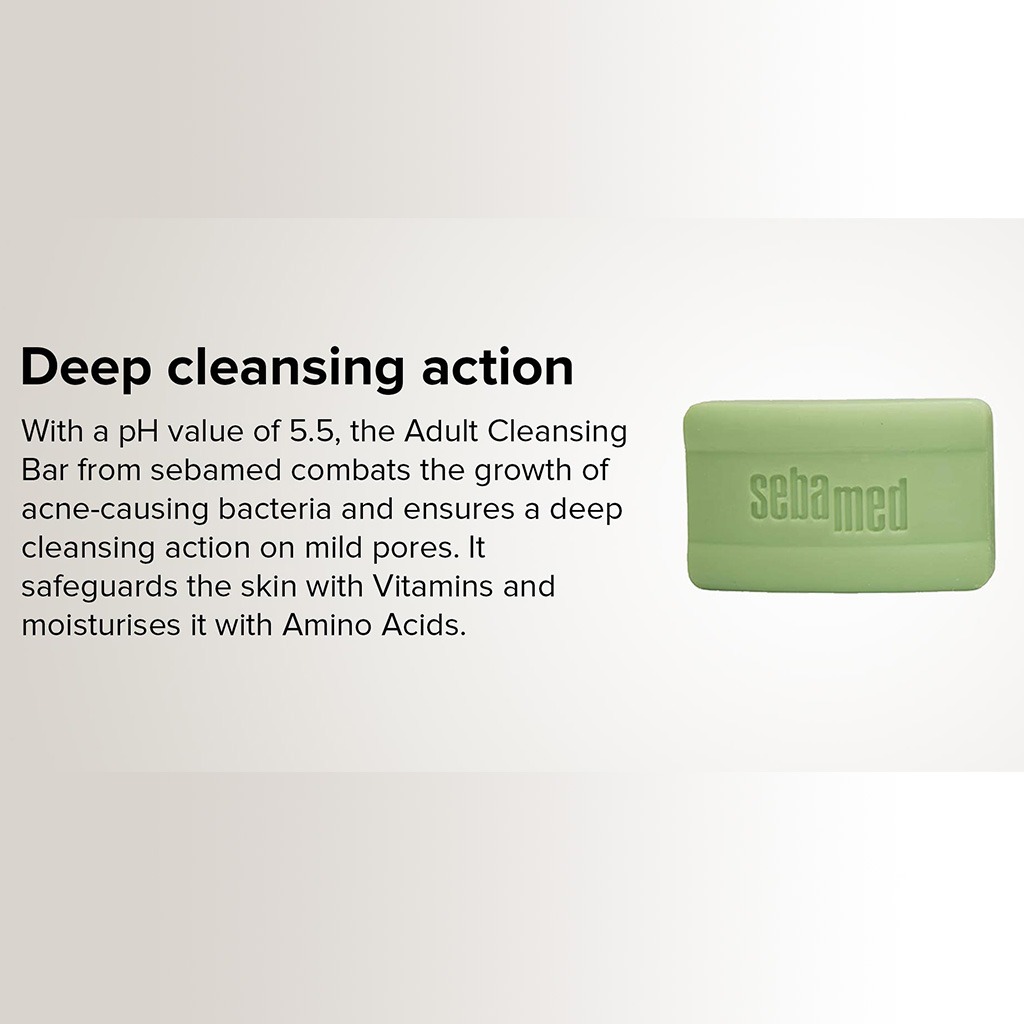 Sebamed Adult Cleansing Bar For Sensitive And Problematic Skin 150 g 2's