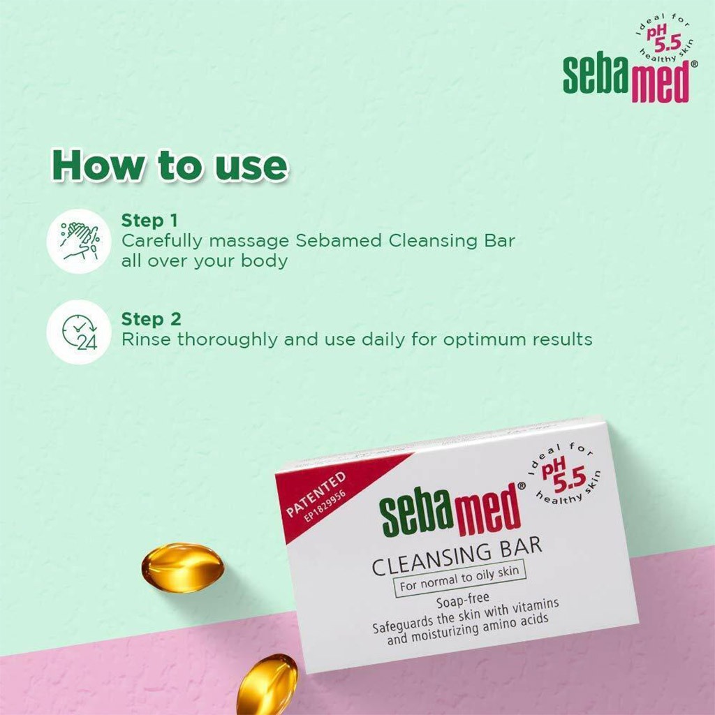 Sebamed Adult Cleansing Bar For Sensitive And Problematic Skin 150 g 2's