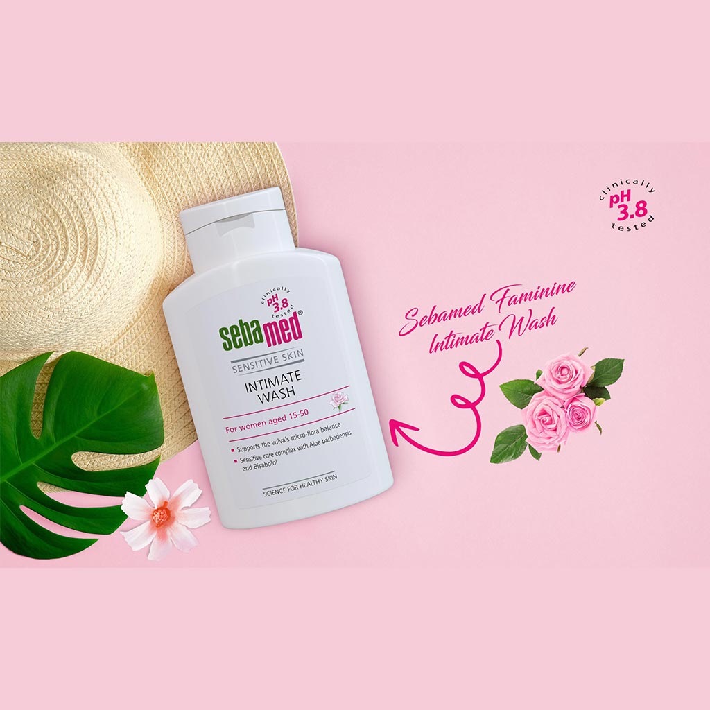Sebamed Feminine Intimate Wash For sensitive skin PH 3.8 200 mL 2's