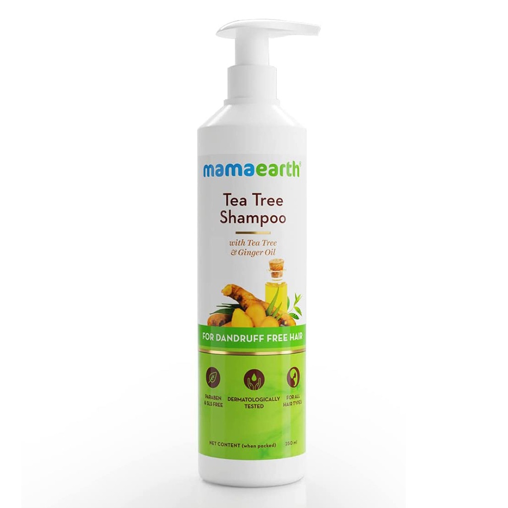 Mamaearth Tea Tree Shampoo For Dandruff Free Hair 250 mL