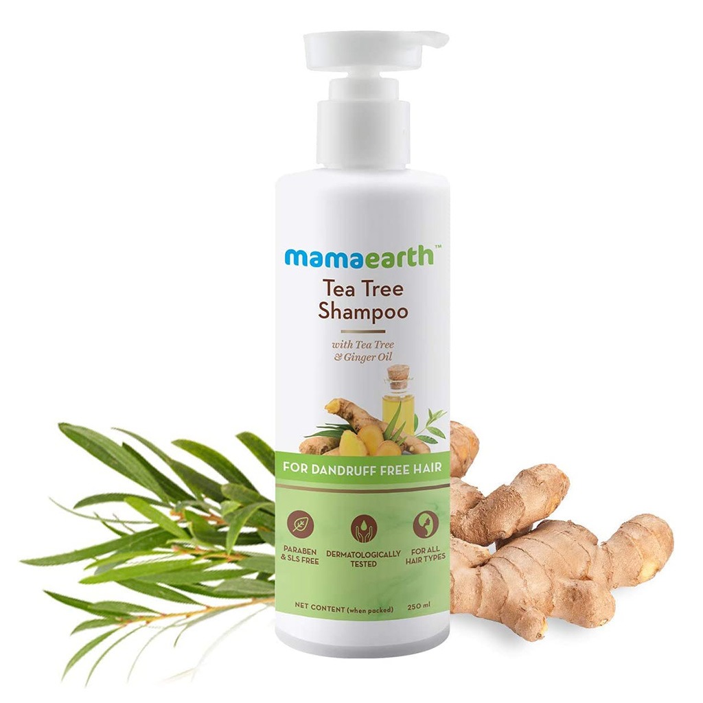 Mamaearth Tea Tree Shampoo For Dandruff Free Hair 250 mL