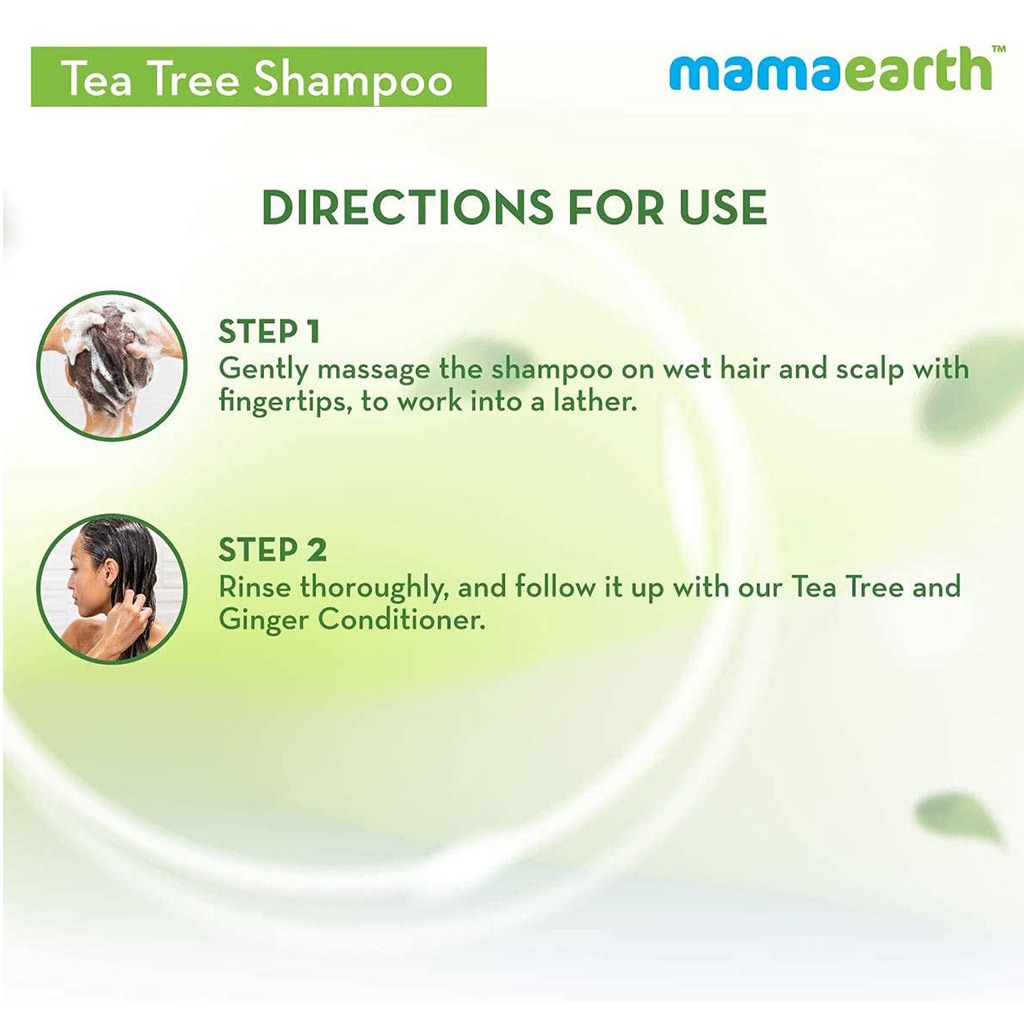 Mamaearth Tea Tree Shampoo For Dandruff Free Hair 250 mL
