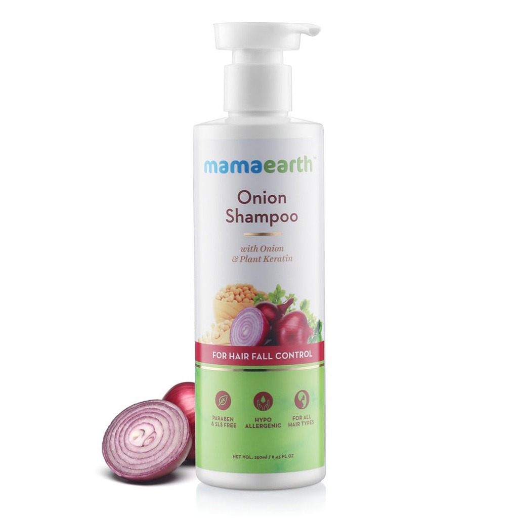 Mamaearth Onion Shampoo For Hair Fall Control 400 mL