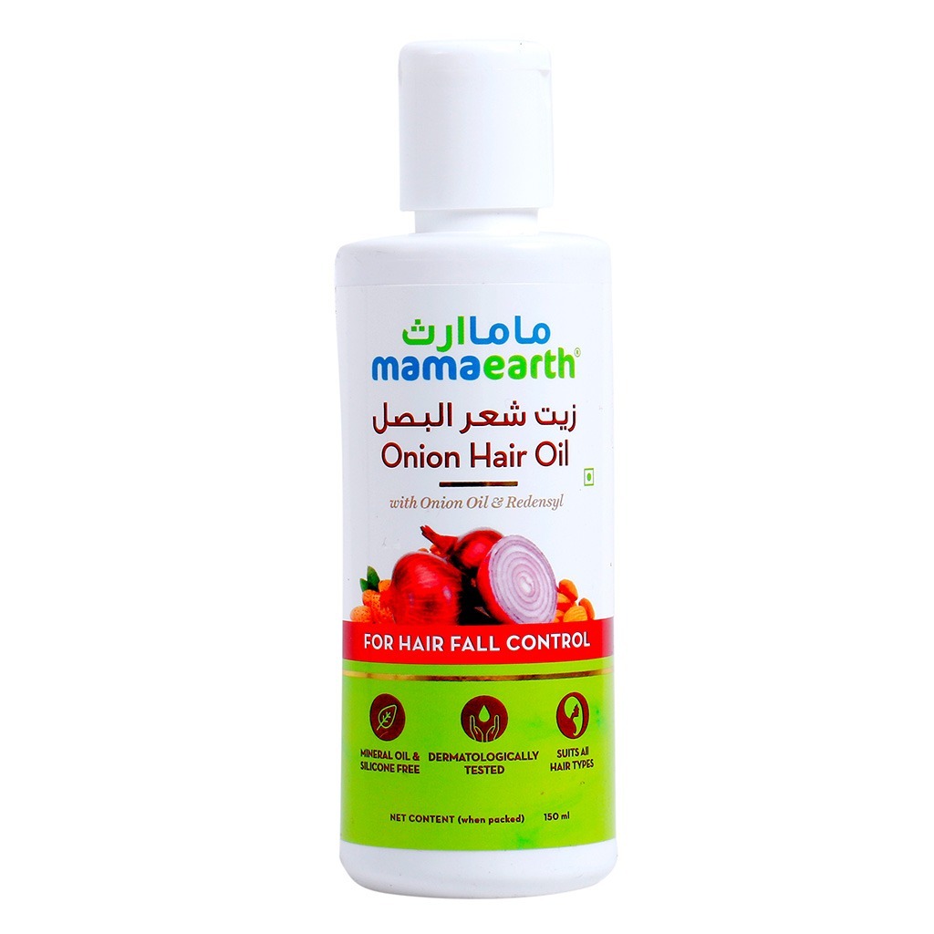 Mamaearth Onion Hair Oil For Hair Fall Control 150 mL