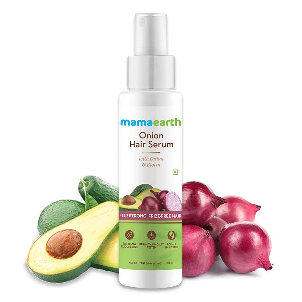 Mamaearth Onion Hair Serum For Strong Frizz-Free Hair 100 mL