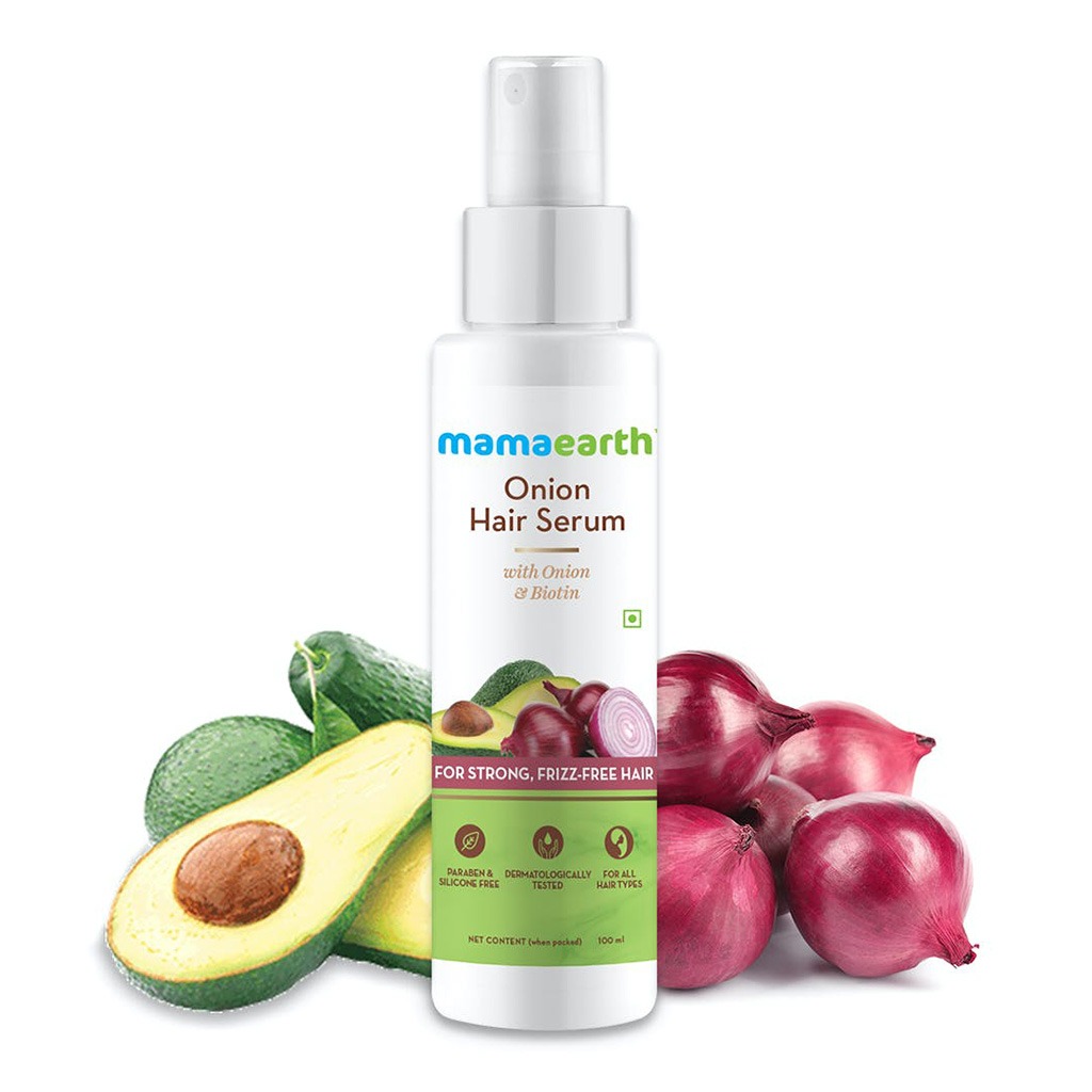 Mamaearth Onion Hair Serum For Strong Frizz-Free Hair 100 mL