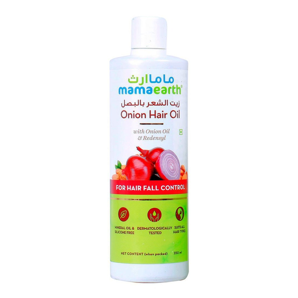 Mamaearth Onion Hair Oil For Hair Fall Control 250 mL