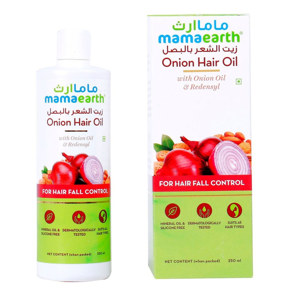 Mamaearth Onion Hair Oil For Hair Fall Control 250 mL