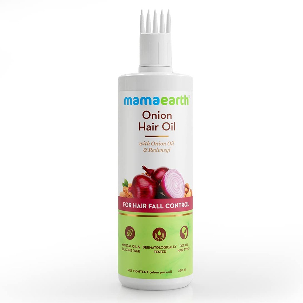 Mamaearth Onion Hair Oil For Hair Fall Control 250 mL