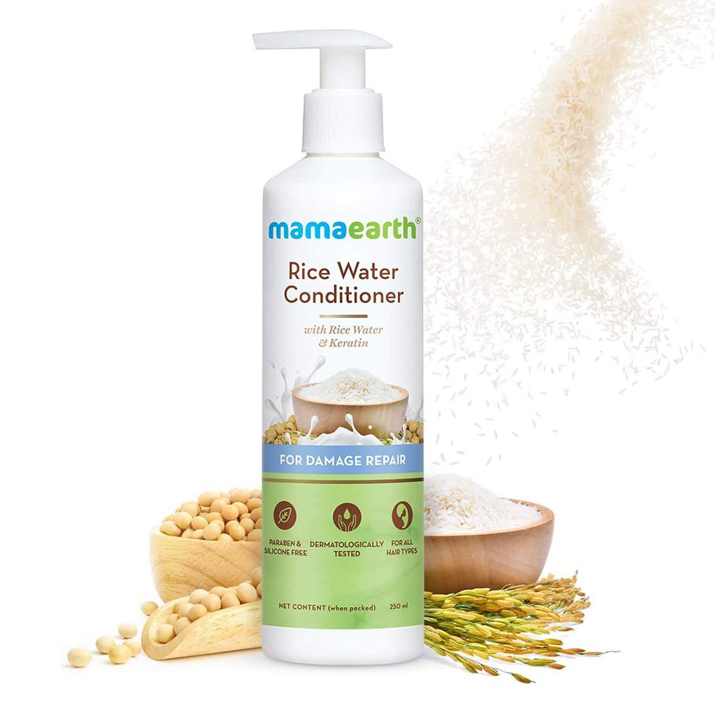 Mamaearth Rice Water Conditioner For Damage Repair 250 mL