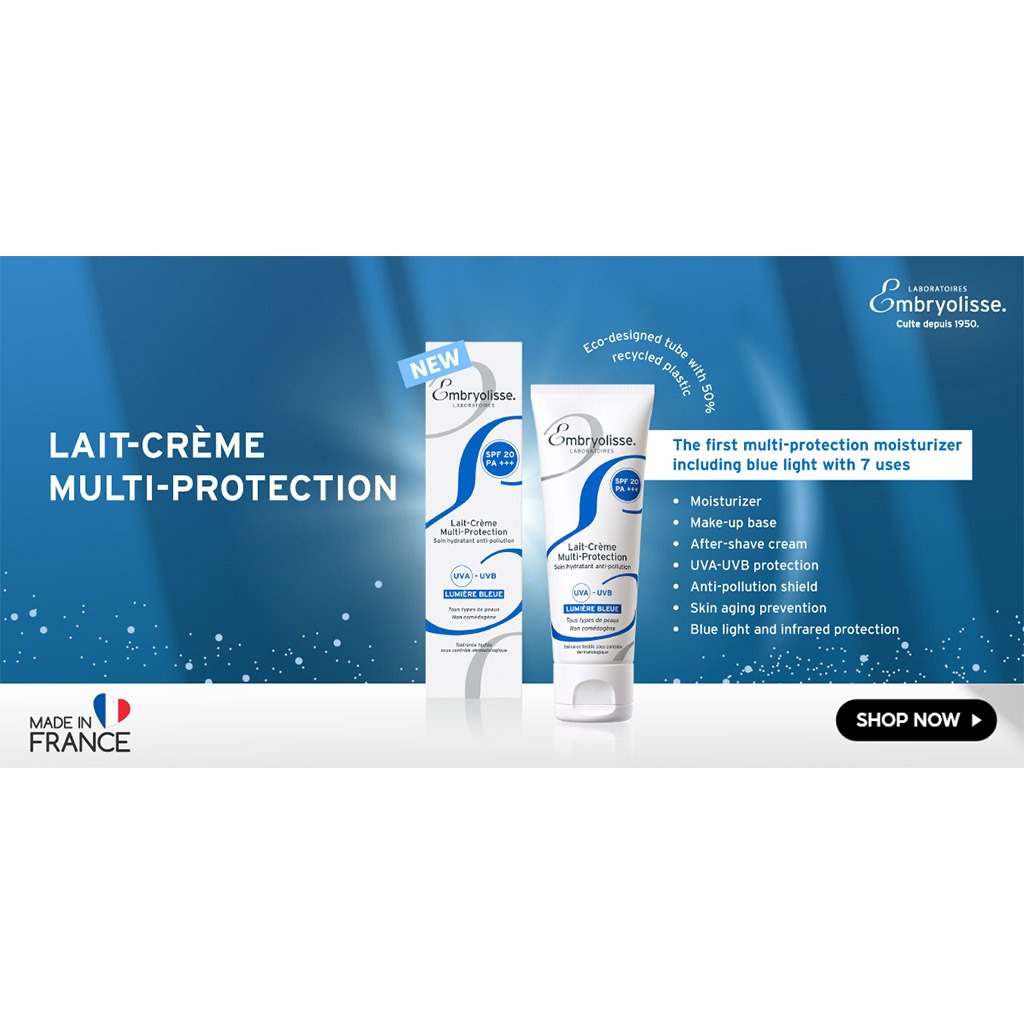 Embryolisse Lait-Creme Multi-Protection Anti-pollution Cream With SPF20 PA+++ 40 mL