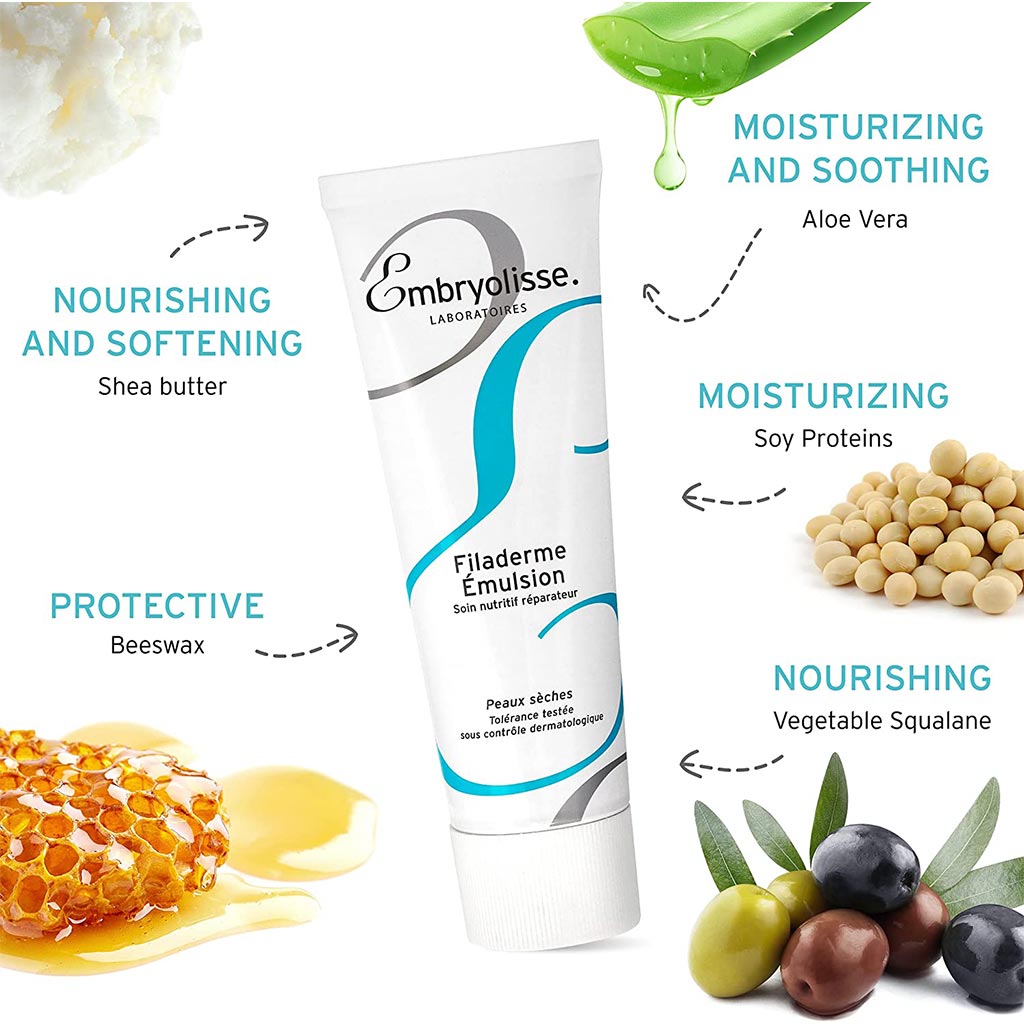 Embryolisse Filaderme Nourishing Repairing Care Emulsion For Dry Skin 75 mL