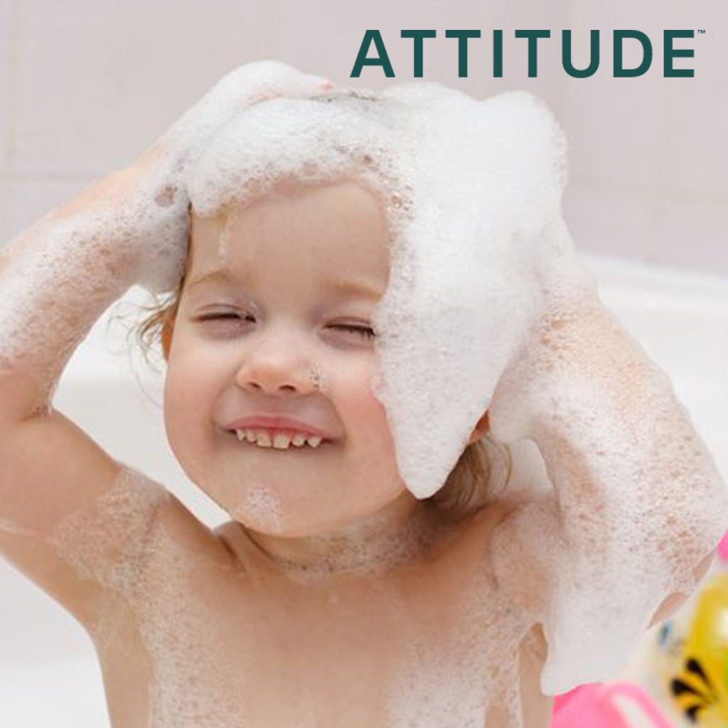 Attitude Natural Care Little Leaves Science 2-In-1 Shampoo And Body Wash Watermelon And Coco For Babies 473ml