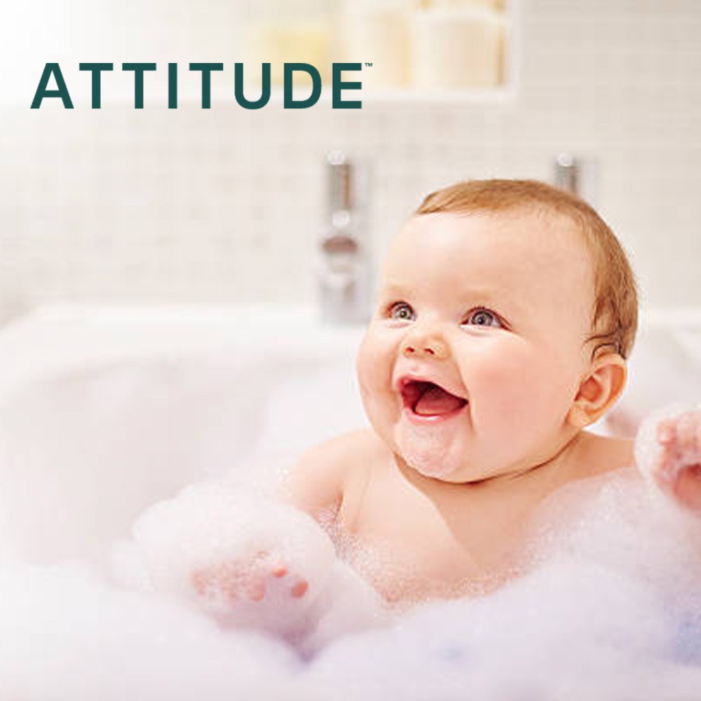 Attitude Natural Care Baby Leaves Science Bubble Bath Watermelon And Coco For Babies 473ml