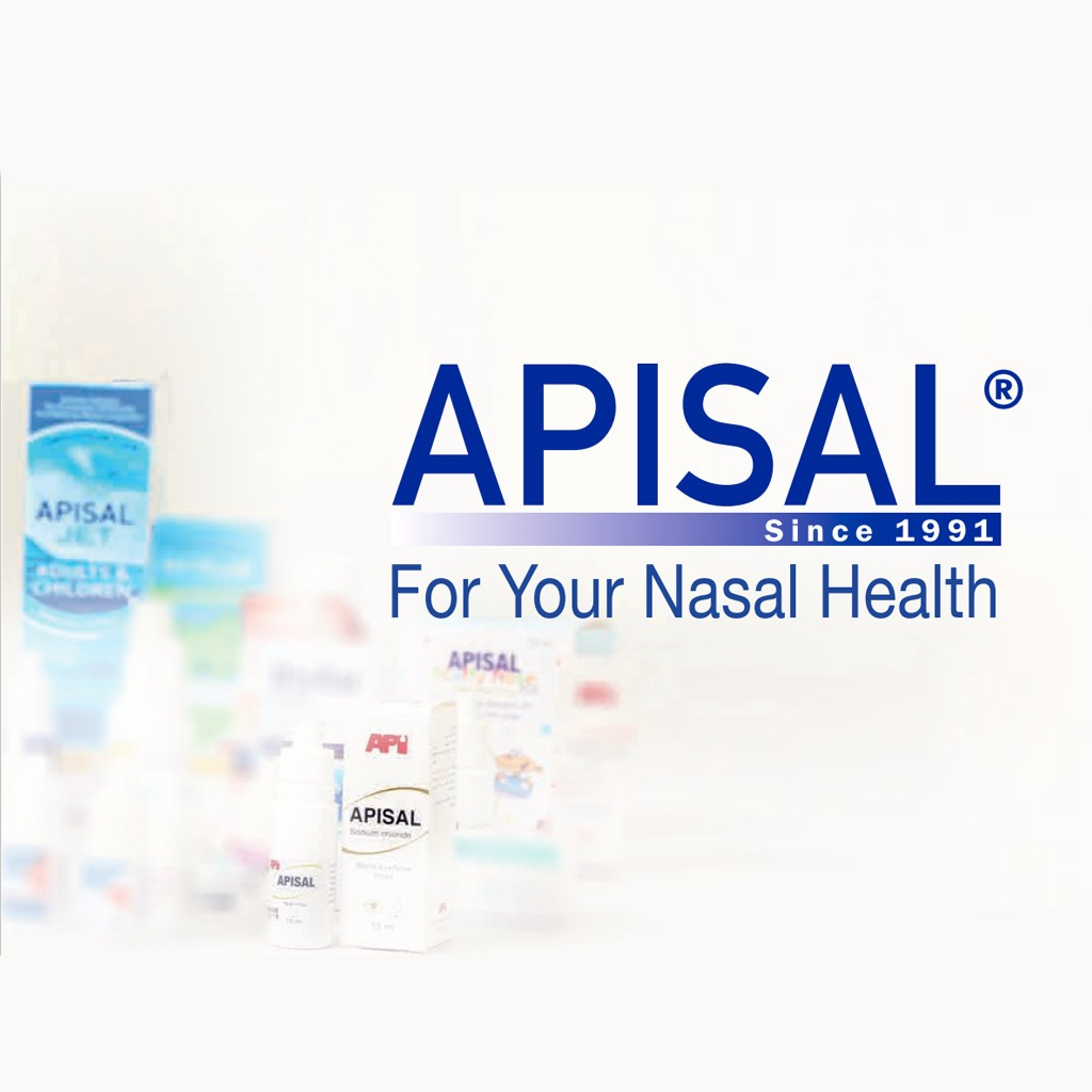Apisal Jet Dead Sea Hypertonic Nasal Spray For Nasal & Sinus Allergy Relief 125ml