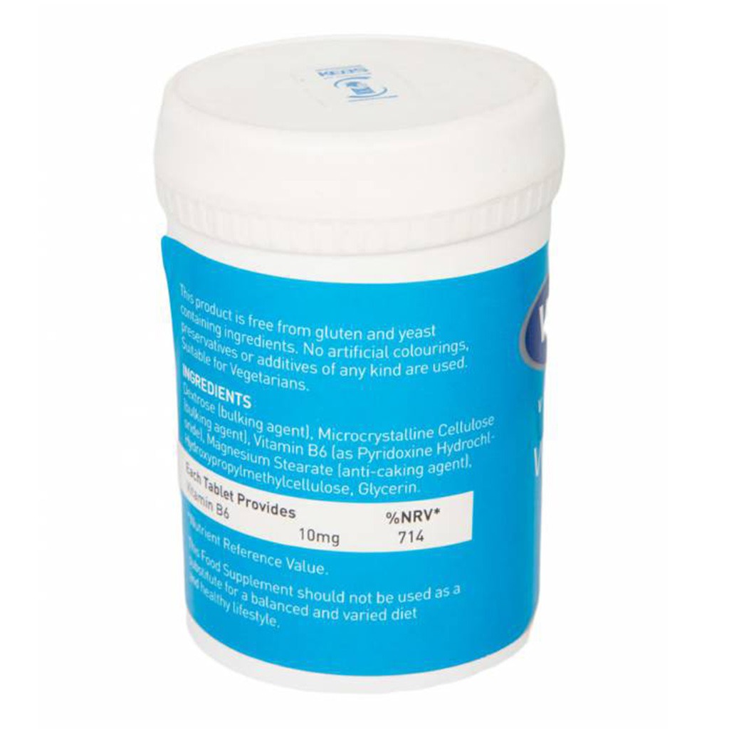 Valupak Vitamin B6 10 mg Tablet 60's For Healthy Nervous System Functioning