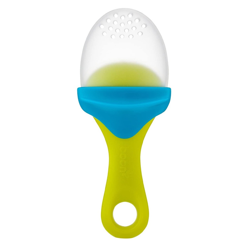 Boon Silicone Food Pulp Feeder Green/Blue 1's