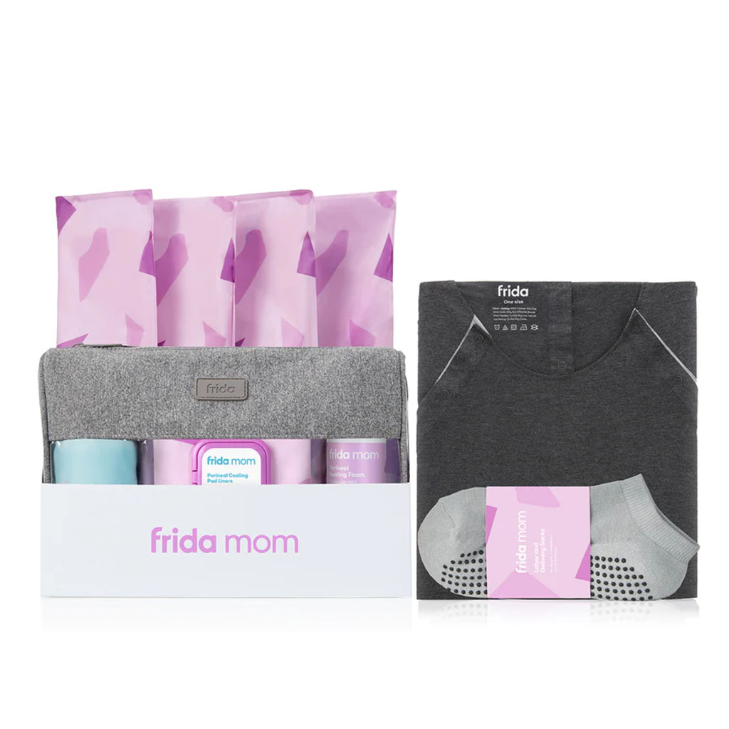 FridaMom Labor & Delivery + Postpartum Recovery Hospital Kit - 15 Piece Gift Set