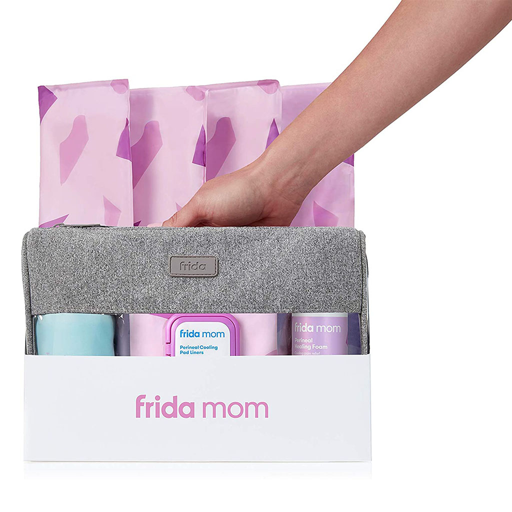 FridaMom Labor & Delivery + Postpartum Recovery Hospital Kit - 15 Piece Gift Set