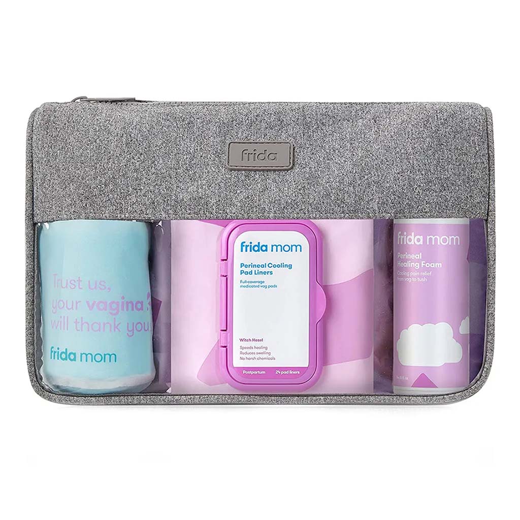 FridaMom Labor & Delivery + Postpartum Recovery Hospital Kit - 15 Piece Gift Set