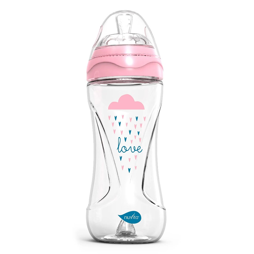 Nuvita Mimic Collection Anti-Colic Baby Feeding Bottle - Assorted 330ml
